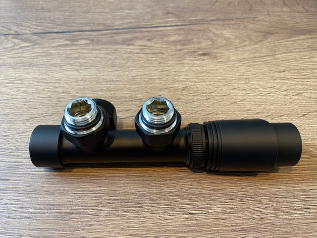 Raco Design Onderblok Haaks Thermostaat Mat Zwart