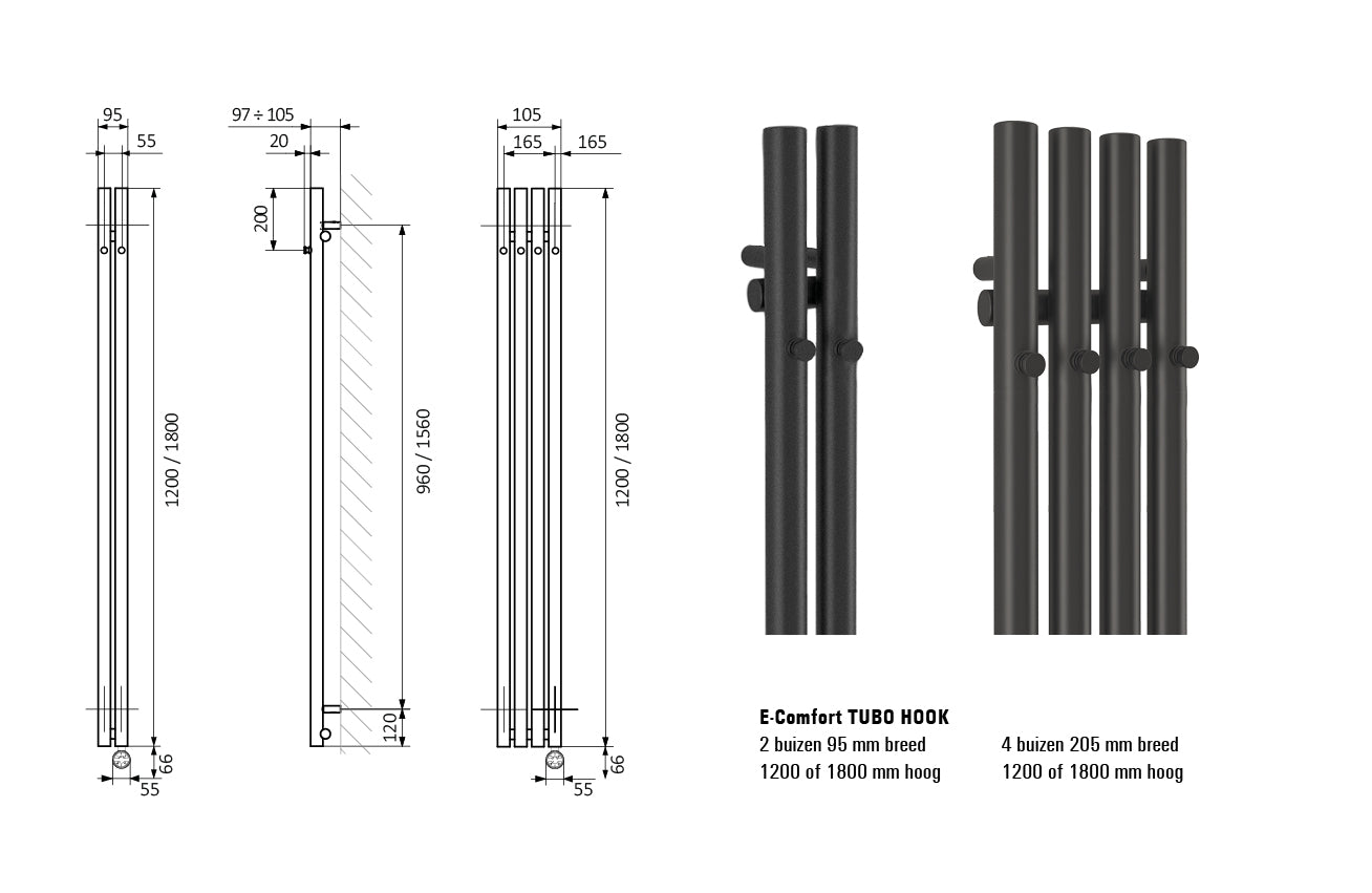 DRL E-comfort Tubo Hook