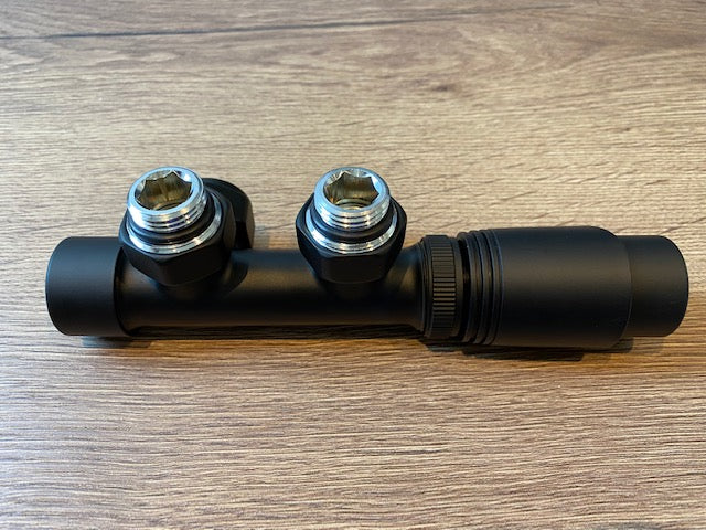 Raco Design Onderblok Haaks Thermostaat Mat Zwart