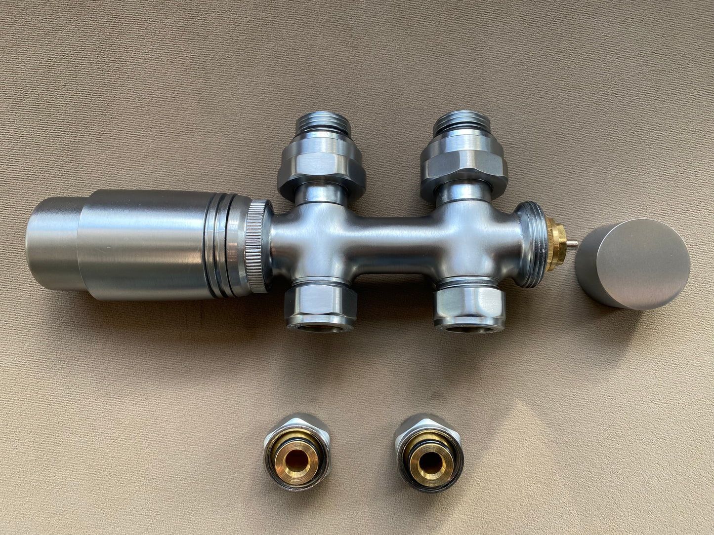Raco Thermostatisch Design Onderblok RVS