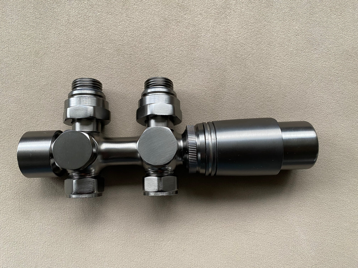Raco Thermostatisch Design Onderblok Metal Grey