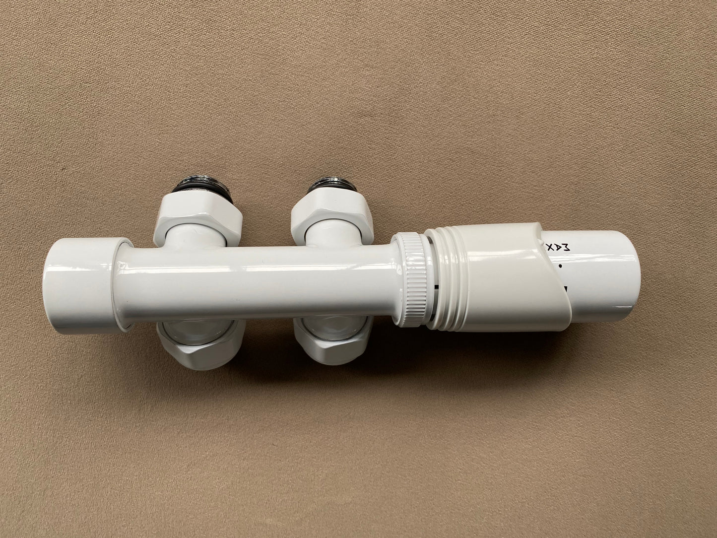 Raco Thermostatisch Design Onderblok Haaks Wit